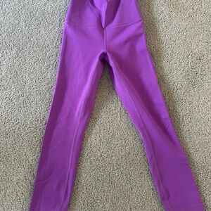 lululemon athletica Bright Purple High-Rise Leggings